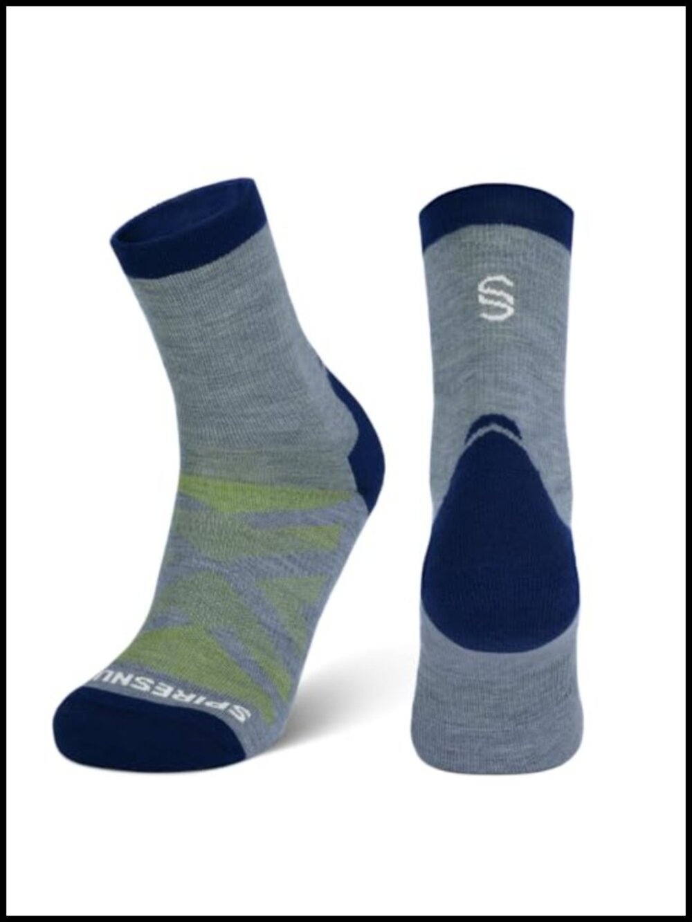 Merino Wool Hiking Socks Cushioned Anti-Blister Arch Support Outdoor